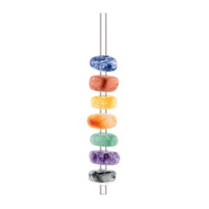 VitaJuwel Crystal Straw-Set (Glas-Trinkhalm mit Edelstein)