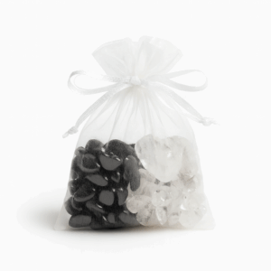 Ladestein Bergkristall & Hämatit- getrommelt - 1kg